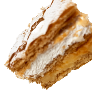 MILHOJAS DE NATA Y CREMA
